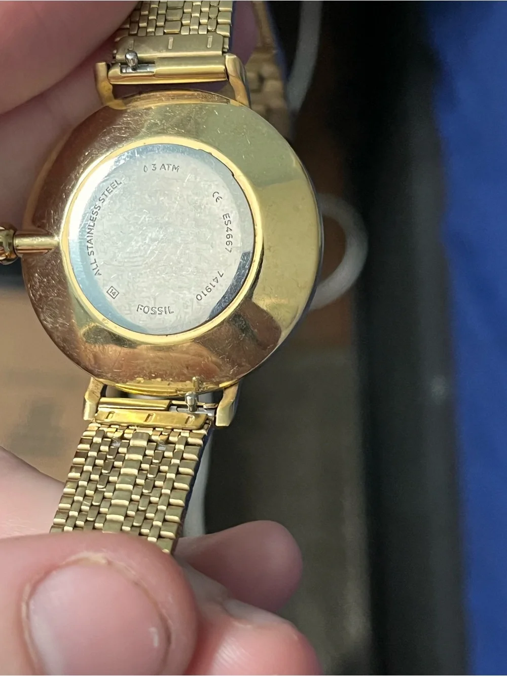 Limited and Rare Women’s Gold Fossil Watch - 3 Hand Stainless Steel